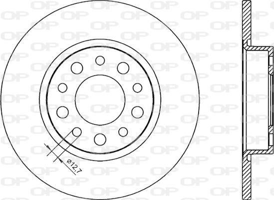 Open Parts BDR2248.10 - Гальмівний диск avtolavka.club