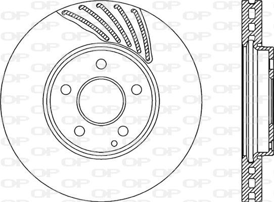 Open Parts BDR2267.20 - Гальмівний диск avtolavka.club