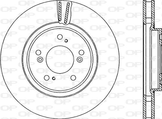 Open Parts BDR2202.20 - Гальмівний диск avtolavka.club