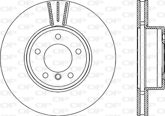 Open Parts BDR2215.20 - Гальмівний диск avtolavka.club