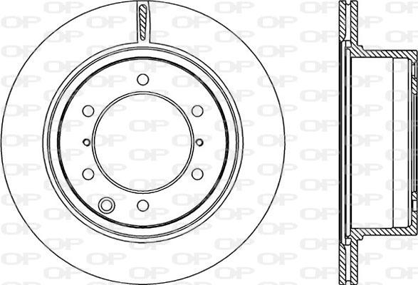 Open Parts BDR2211.20 - Гальмівний диск avtolavka.club