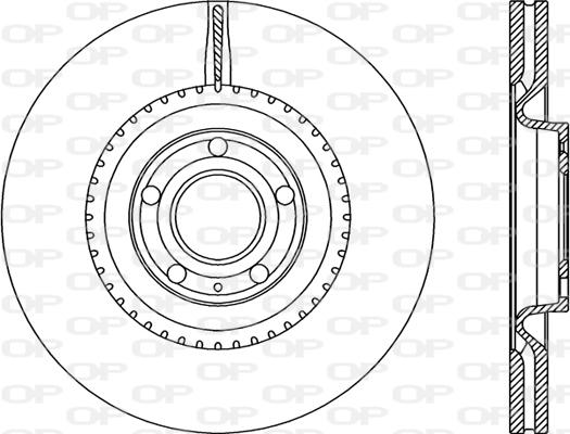 Open Parts BDR2270.20 - Гальмівний диск avtolavka.club