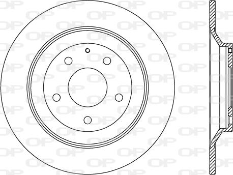 Open Parts BDR2705.10 - Гальмівний диск avtolavka.club