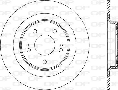 Open Parts BDR2715.10 - Гальмівний диск avtolavka.club