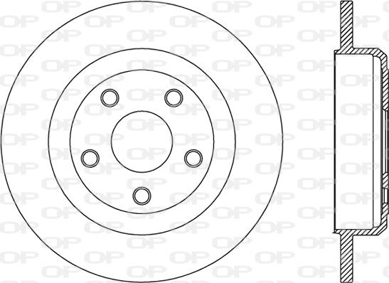 Open Parts BDR2783.10 - Гальмівний диск avtolavka.club