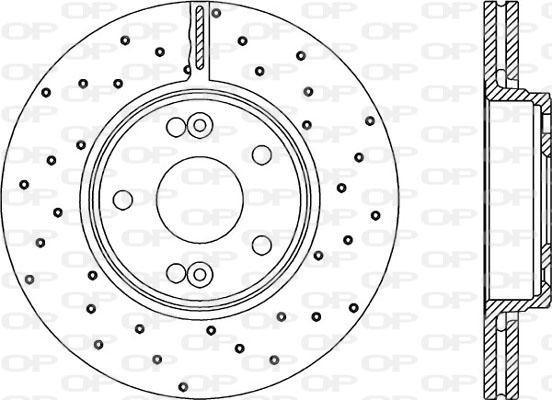 Open Parts BDRS1958.25 - Гальмівний диск avtolavka.club