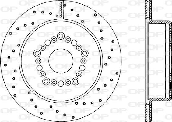 Open Parts BDRS1568.25 - Гальмівний диск avtolavka.club