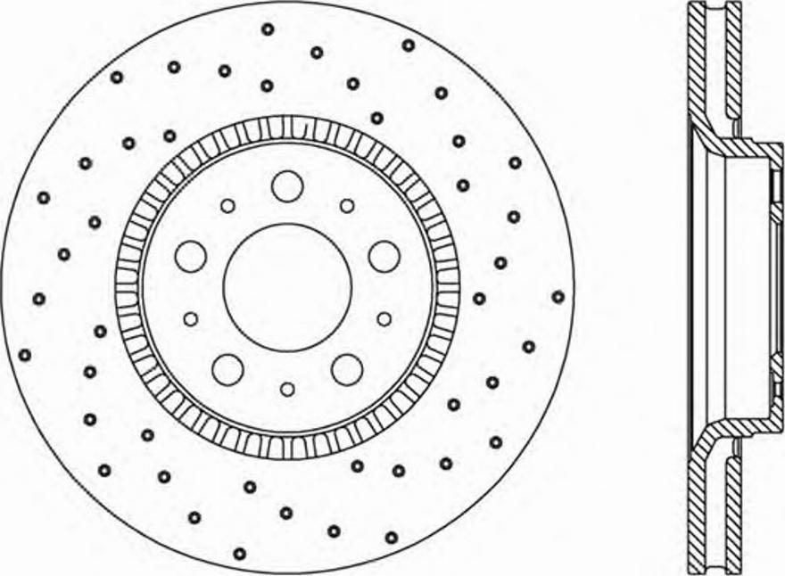 Open Parts BDRS1846.25 - Гальмівний диск avtolavka.club