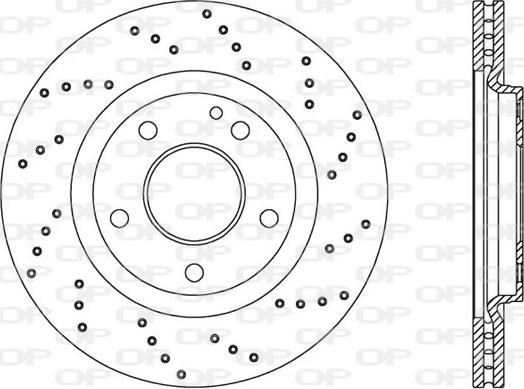 Open Parts BDRS2054.25 - Гальмівний диск avtolavka.club