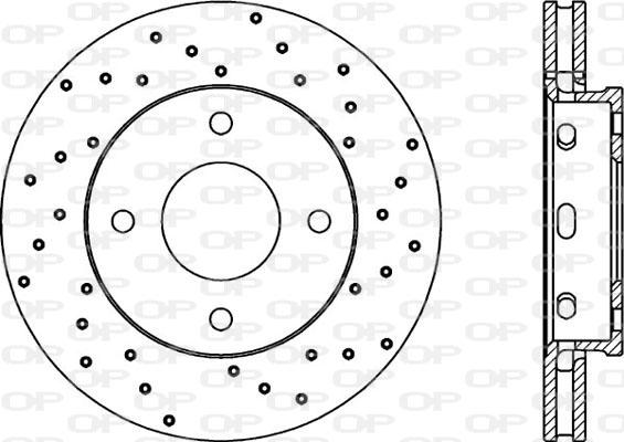 Open Parts BDRS2055.25 - Гальмівний диск avtolavka.club