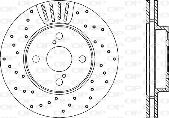 Open Parts BDRS2292.25 - Гальмівний диск avtolavka.club