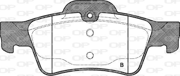 Open Parts BPA0991.00 - Гальмівні колодки, дискові гальма avtolavka.club