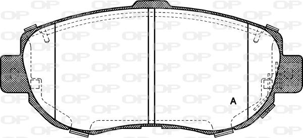 Open Parts BPA0456.14 - Гальмівні колодки, дискові гальма avtolavka.club