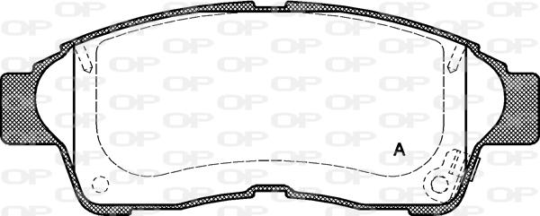 Open Parts BPA0402.02 - Гальмівні колодки, дискові гальма avtolavka.club
