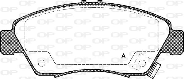 Open Parts BPA0418.02 - Гальмівні колодки, дискові гальма avtolavka.club