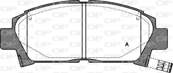 Open Parts BPA0427.02 - Гальмівні колодки, дискові гальма avtolavka.club