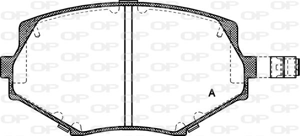 Open Parts BPA0478.02 - Гальмівні колодки, дискові гальма avtolavka.club