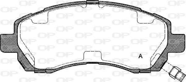 Open Parts BPA0647.02 - Гальмівні колодки, дискові гальма avtolavka.club