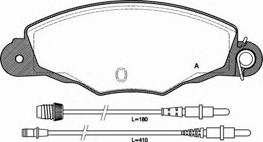 Open Parts BPA065904 - Гальмівні колодки, дискові гальма avtolavka.club