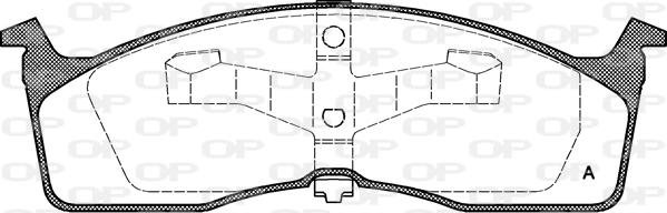 Open Parts BPA0610.00 - Гальмівні колодки, дискові гальма avtolavka.club