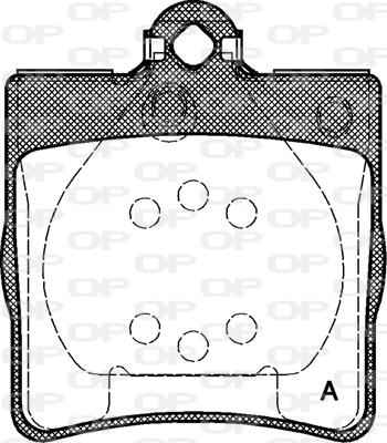 Open Parts BPA0678.00 - Гальмівні колодки, дискові гальма avtolavka.club