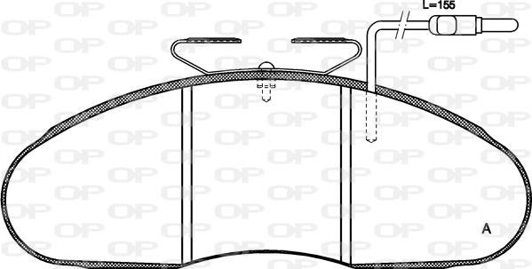 Open Parts BPA0048.02 - Гальмівні колодки, дискові гальма avtolavka.club