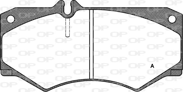 Open Parts BPA0047.30 - Гальмівні колодки, дискові гальма avtolavka.club