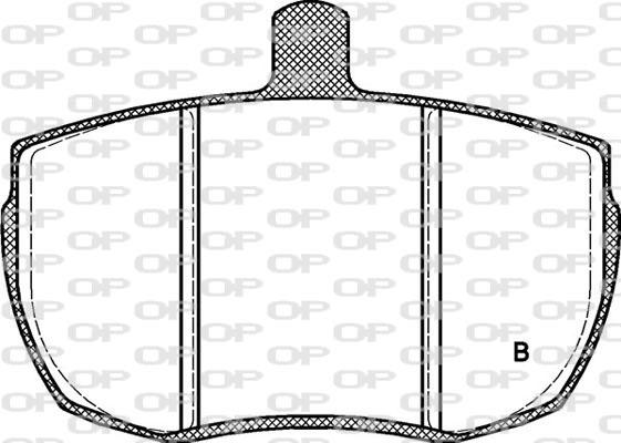 Open Parts BPA0056.11 - Гальмівні колодки, дискові гальма avtolavka.club