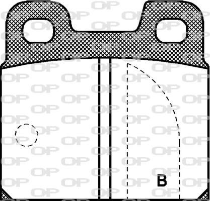 Open Parts BPA0005.01 - Гальмівні колодки, дискові гальма avtolavka.club