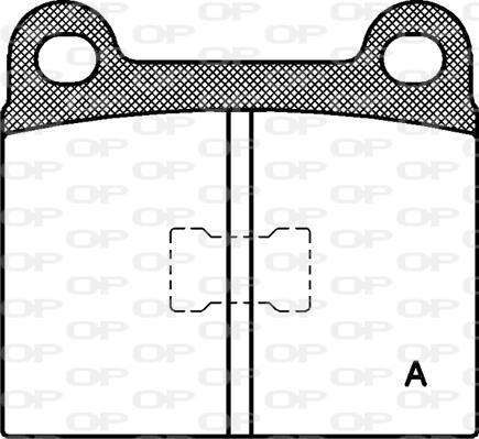 Open Parts BPA0017.00 - Гальмівні колодки, дискові гальма avtolavka.club