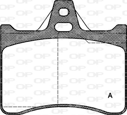 Open Parts BPA0088.10 - Гальмівні колодки, дискові гальма avtolavka.club