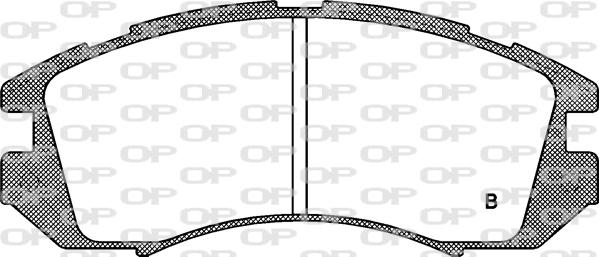 Open Parts BPA0191.12 - Гальмівні колодки, дискові гальма avtolavka.club