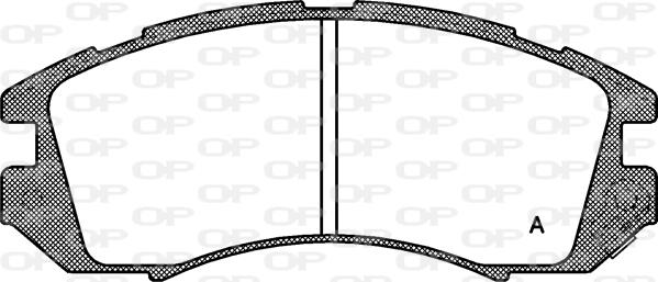 Open Parts BPA0191.12 - Гальмівні колодки, дискові гальма avtolavka.club