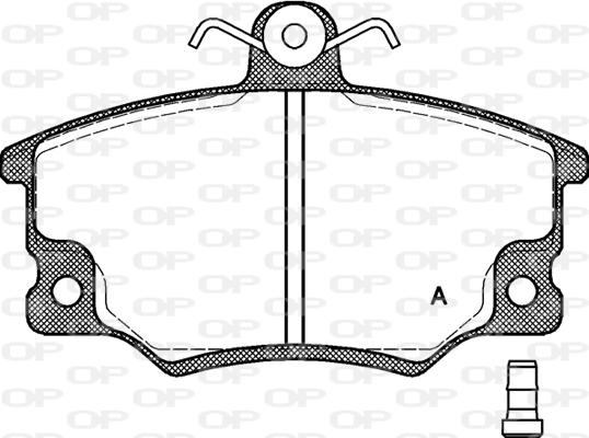 Open Parts BPA0146.14 - Гальмівні колодки, дискові гальма avtolavka.club