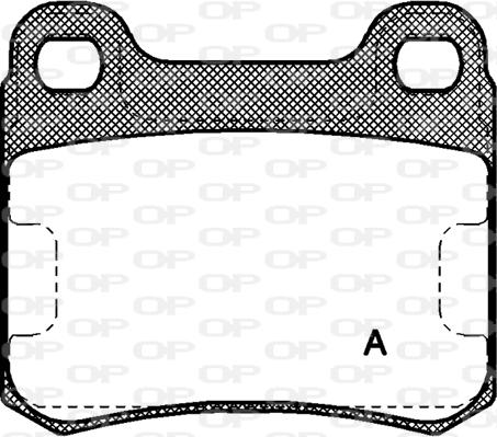 Open Parts BPA0157.10 - Гальмівні колодки, дискові гальма avtolavka.club