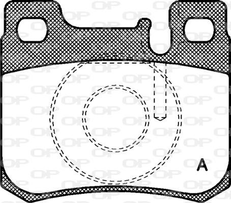 Open Parts BPA0157.20 - Гальмівні колодки, дискові гальма avtolavka.club