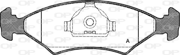 Open Parts BPA0119.20 - Гальмівні колодки, дискові гальма avtolavka.club