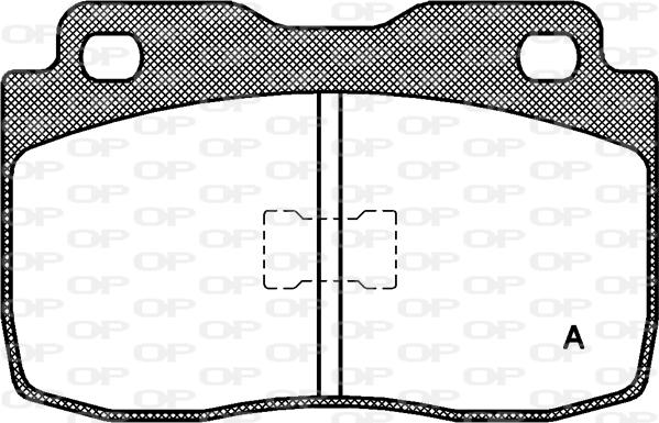 Open Parts BPA0114.00 - Гальмівні колодки, дискові гальма avtolavka.club