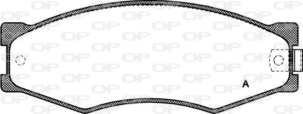 Open Parts BPA0184.02 - Гальмівні колодки, дискові гальма avtolavka.club