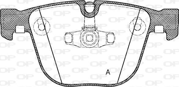 Open Parts BPA0892.20 - Гальмівні колодки, дискові гальма avtolavka.club