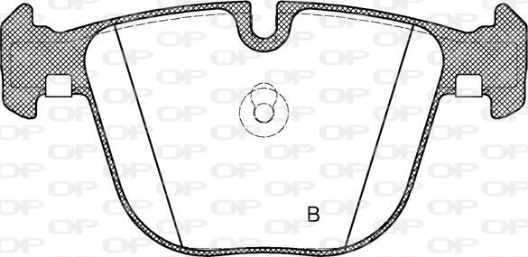 Open Parts BPA0892.20 - Гальмівні колодки, дискові гальма avtolavka.club