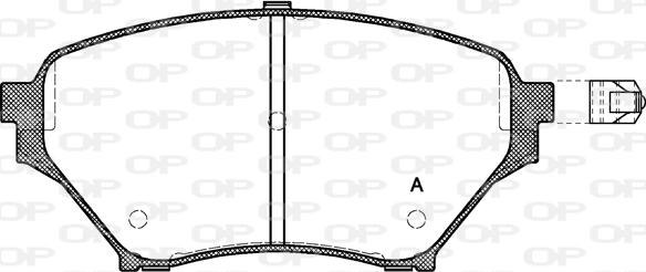 Open Parts BPA0850.02 - Гальмівні колодки, дискові гальма avtolavka.club