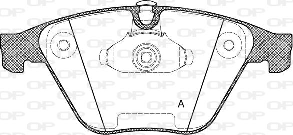 Open Parts BPA0857.20 - Гальмівні колодки, дискові гальма avtolavka.club