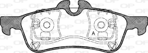 Open Parts BPA0862.00 - Гальмівні колодки, дискові гальма avtolavka.club