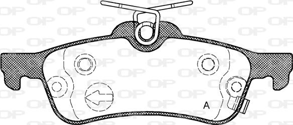 Open Parts BPA0862.02 - Гальмівні колодки, дискові гальма avtolavka.club
