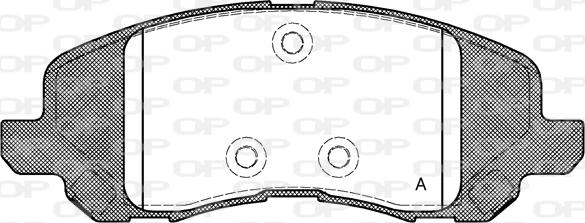 Open Parts BPA0804.20 - Гальмівні колодки, дискові гальма avtolavka.club