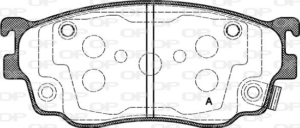 Adriauto GLBP0431 - Гальмівні колодки, дискові гальма avtolavka.club