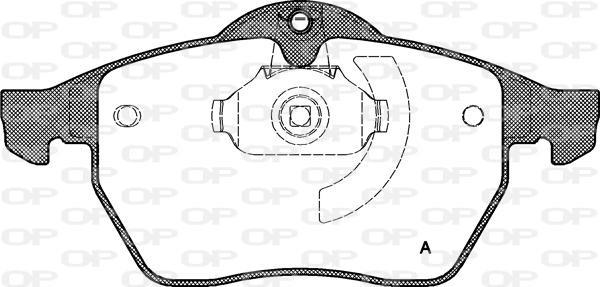 Open Parts BPA0390.10 - Гальмівні колодки, дискові гальма avtolavka.club