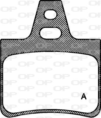 Open Parts BPA0311.00 - Гальмівні колодки, дискові гальма avtolavka.club