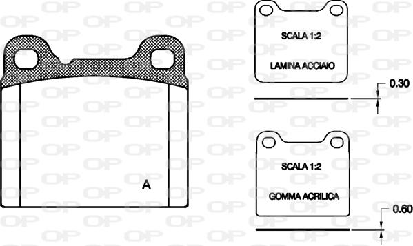 Open Parts BPA0257.20 - Гальмівні колодки, дискові гальма avtolavka.club